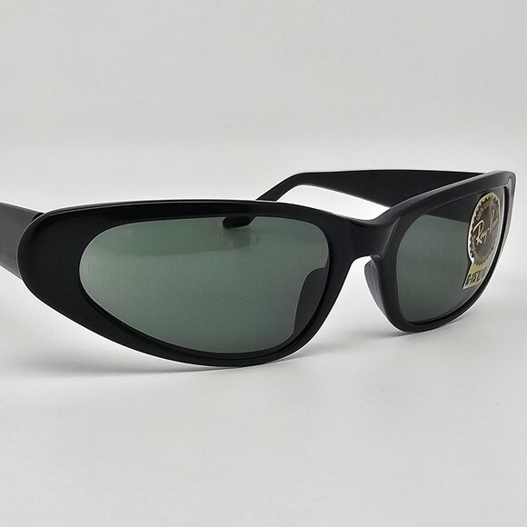 Ray-Ban B&L W1924 XXAO Black Frame G-15 Green Glass Lens Cat Eye Sunglasses 55mm main image 13
